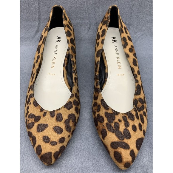 NWOT Anne Klein Iflex Akerika Wedge Shoes Women’s Size 8.5 Cheetah Print - Picture 4 of 14